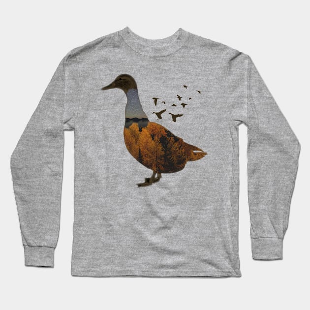 Ducks Long Sleeve T-Shirt by Feedthestoke